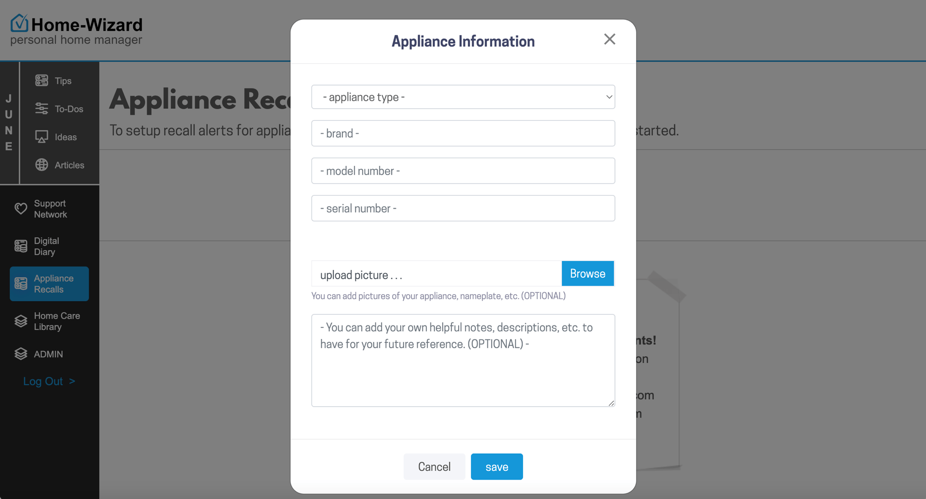 HomeWizard personal home manager